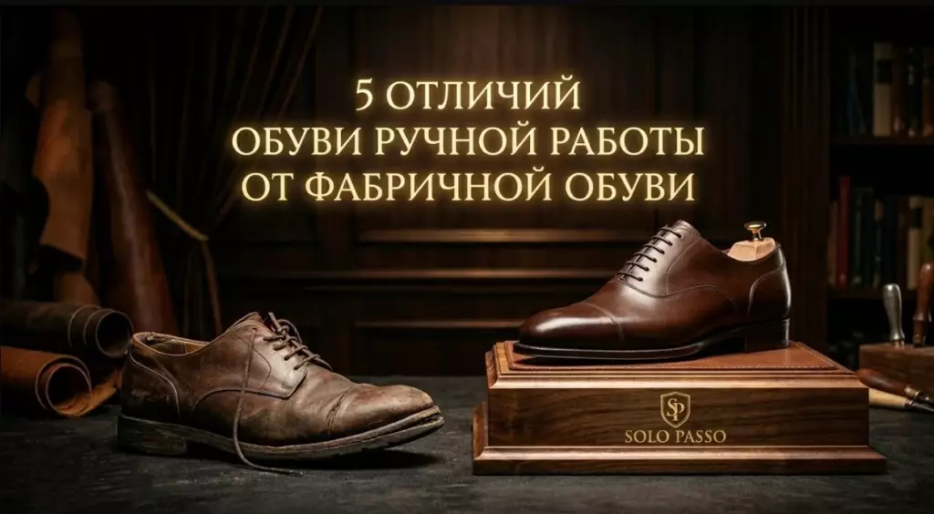 5 отличий обуви ручной работы от фабричной обуви