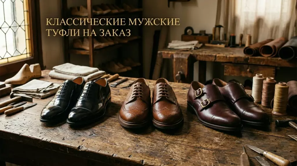 Классические мужские туфли на заказ